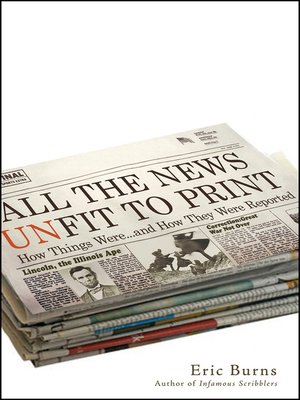 cover image of All the News Unfit to Print